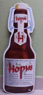 Emaillebord Hopus bier, Ophalen of Verzenden, Nieuw, Reclamebord, Plaat of Schild, Overige merken