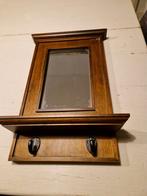 Oude spiegel met 2 haken, 43x24, Huis en Inrichting, Woonaccessoires | Lijsten, Minder dan 50 cm, Ophalen of Verzenden, Zo goed als nieuw