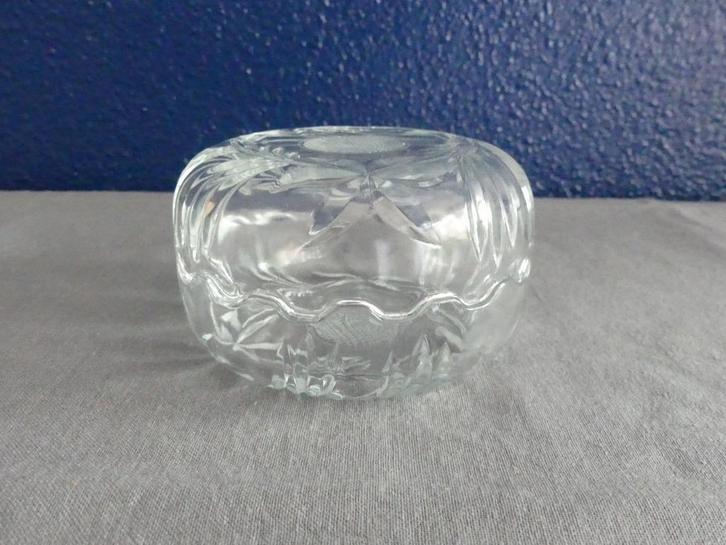 kristallen bonbonschaaltje met deksel, Antiek en Kunst, Antiek | Glas en Kristal, Ophalen of Verzenden
