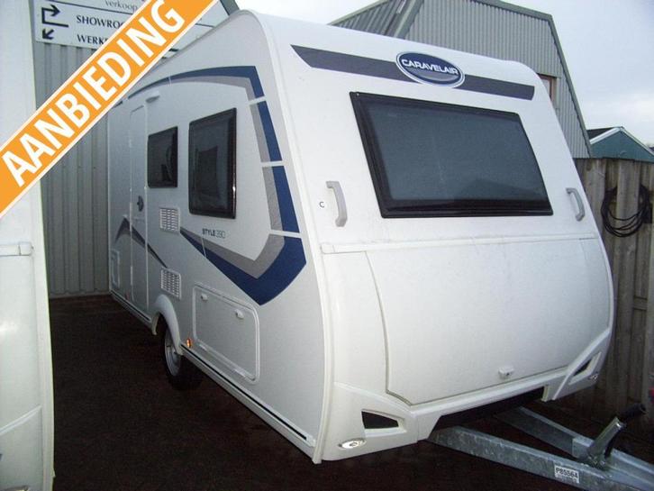 Caravelair Alba Style 390 NIEUW OPRUIMPRIJS, Caravans en Kamperen, Caravans, Bedrijf, tot en met 4, 750 - 1000 kg, Overige, Caravelair