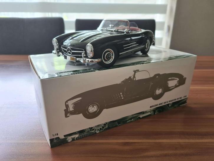 Mercedes-Benz 300SL 1957 schaalmodel 1/18, Hobby en Vrije tijd, Modelauto's | 1:18, Zo goed als nieuw, Auto, MiniChamps, Ophalen of Verzenden