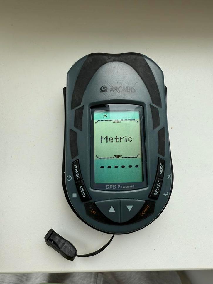 Arcadis GPS-snelheidsmeter, Sport en Fitness, Bergsport en Wandelen, Zo goed als nieuw, Navigatie of Gps, Ophalen of Verzenden