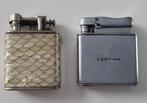 Te koop twee vintage benzine aanstekers, Verzamelen, Rookartikelen, Aanstekers en Luciferdoosjes, Ophalen of Verzenden, Gebruikt