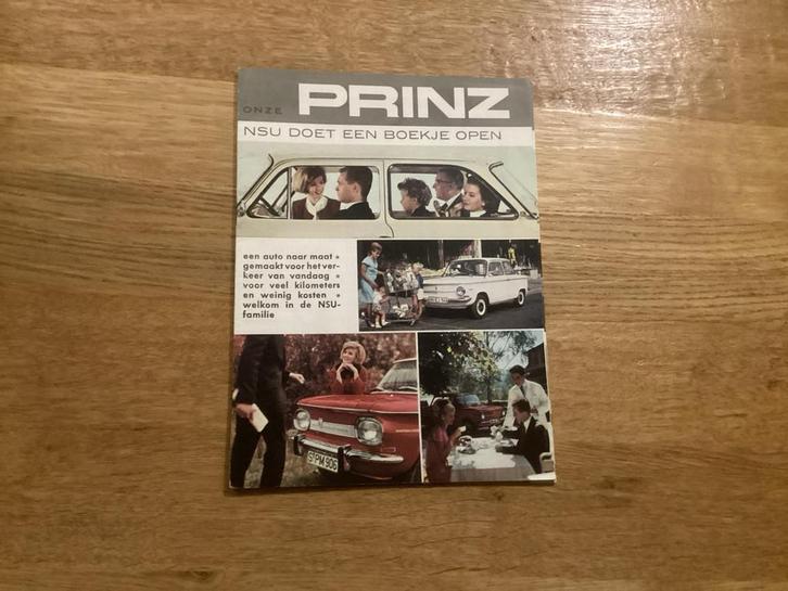 NSU Prinz Brochure - Zeldzaam!, Boeken, Auto's | Folders en Tijdschriften, Gelezen, Overige merken, Ophalen of Verzenden
