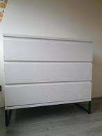 Interbaby commode en ledikant in hoogglans wit, Ophalen, 50 tot 70 cm, 100 cm of meer, Zo goed als nieuw