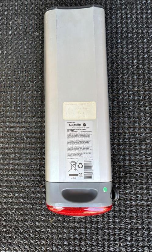 GAZELLE Innergy Gold accu met solide oplader (Natrans), Fietsen en Brommers, Fietsaccessoires | Fietsaccu's, Gebruikt, Ophalen