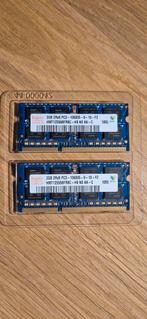 Hynix 2GB DDR3 PC3-10600S Laptop Geheugen, Computers en Software, RAM geheugen, Gebruikt, DDR3, Ophalen of Verzenden, 2 GB