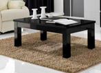 Salontafel Forever hoogglans wit zwart marmer-ACTIE--, Huis en Inrichting, Tafels | Salontafels, Nieuw, Minder dan 50 cm, Rechthoekig