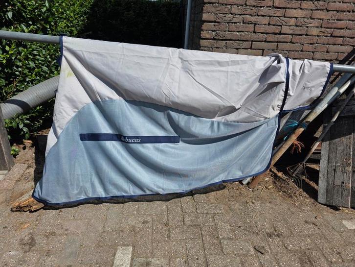 Bucas buzz off rain 198cm, Dieren en Toebehoren, Paarden en Pony's | Dekens en Dekjes, Zo goed als nieuw, Ophalen of Verzenden