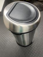 Brabantia RVS prullenbak - 60 liter, Huis en Inrichting, Woonaccessoires | Prullenbakken, 50 tot 75 cm, 40 liter of meer, Ophalen of Verzenden