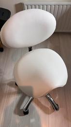 Zeer mooie ergonomische zadelstoel, Huis en Inrichting, Bureaustoelen, Ophalen, Zo goed als nieuw, Wit