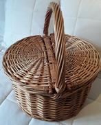 Rieten mand rond, Huis en Inrichting, Gebruikt, Mand, Rond, Ophalen of Verzenden