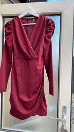 Bordeaux Rode Jurk Shein - Maat S, Ophalen of Verzenden, Maat 36 (S), Gedragen, Boven de knie