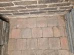Cobblestones rood 10x10, Tuin en Terras, Tegels en Klinkers, Ophalen, Gebruikt, Beton, Klinkers