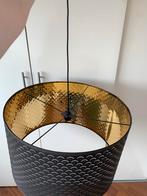 Hanglamp zwart met goud, Rond, Zo goed als nieuw, Ophalen