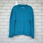 Lien & Giel Vest Maat XXL Turquoise Blauw Gebreid, Lg, Zo goed als nieuw, Lg, Verzenden