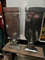 Aluminium vazen, Huis en Inrichting, Woonaccessoires | Vazen, Overige materialen, Overige kleuren, Ophalen of Verzenden, Zo goed als nieuw