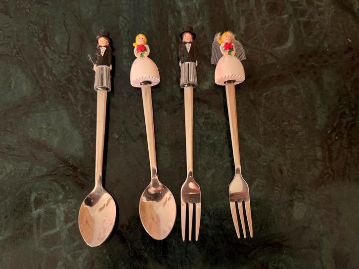 Blond Amsterdam gebaksvorkjes trouwen, Huis en Inrichting, Keuken | Servies, Blond Amsterdam, Aardewerk, Ophalen of Verzenden