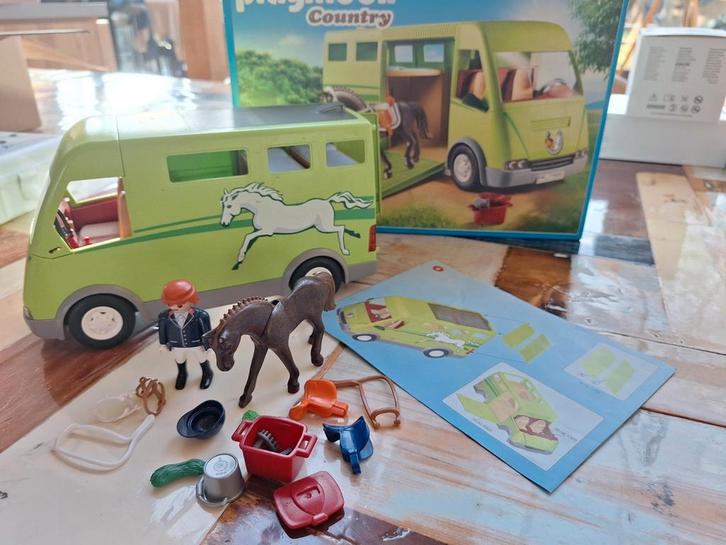 Playmobil Country Paardentrailer 6928, Kinderen en Baby's, Speelgoed | Playmobil, Zo goed als nieuw, Complete set, Ophalen of Verzenden