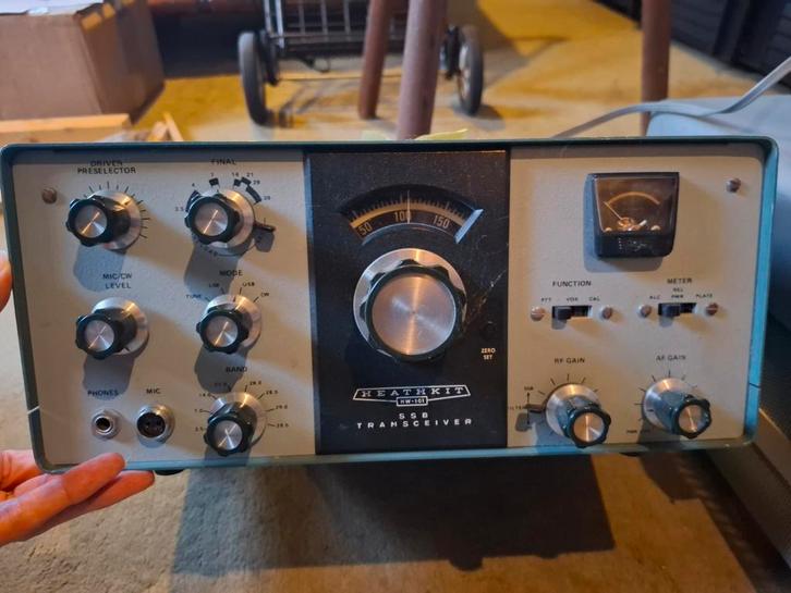 HEATHKIT HW-101 SSB Transceiver incl voeding, Telecommunicatie, Zenders en Ontvangers, Gebruikt, Zender en Ontvanger, Ophalen