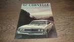 Folder  CHEVROLET  CHEVELLE  1967, Nieuw, Chevrolet, Verzenden