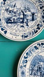 Antiek/4 jaargetijden/Royal Goedewaagen/Delft, Antiek en Kunst, Ophalen of Verzenden