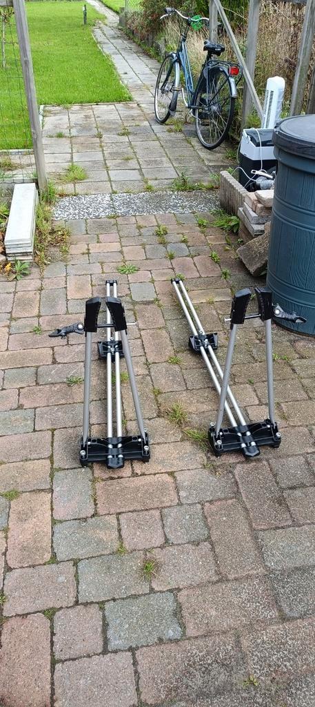 Fietsendragers voor op dak, Auto diversen, Fietsendragers, Gebruikt, Dakdrager, 2 fietsen, Ophalen