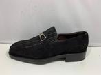 Pertini, maat 39, zwart suède schoen met een ronde neus., Pertini, Schoenen met lage hakken, Verzenden, Zwart