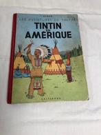 Tintin/Kuifje en Amerique (B7) herdruk HC 1952., Eén stripboek, Ophalen of Verzenden, Gelezen, Hergé