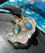 Labradoriet beschermt intuïtie aura straling magie power, Sieraden, Tassen en Uiterlijk, Oorbellen, Hangers, Blauw, Nieuw, Ophalen of Verzenden