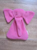 Fuchsia roze Home & More fleece knuffel olifant - sleepdoek, Ophalen of Verzenden, Nieuw, Olifant