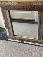 Spiegel in de stijl van Piet Hein Eek, Ophalen, Rechthoekig, Minder dan 100 cm