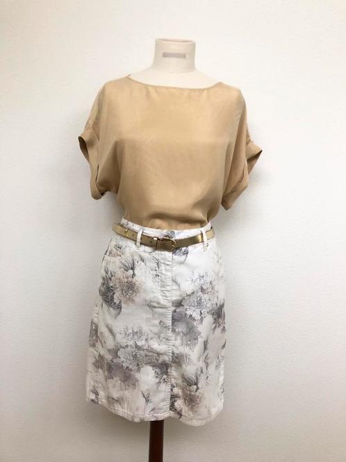 ROK mt40/L PURDEY Premium quality superleuk en SPORTIEF, Kleding | Dames, Rokken, Zo goed als nieuw, Maat 38/40 (M), Wit, Boven de knie