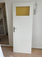 Binnendeuren met glas icl. douche/wc deur, Doe-het-zelf en Verbouw, Deuren en Horren, Ophalen, Gebruikt, 80 tot 100 cm, Binnendeur