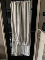 Dikke overgordijnen grijs/wit 2 stuks, Huis en Inrichting, Stoffering | Gordijnen en Lamellen, 200 cm of meer, Ophalen of Verzenden