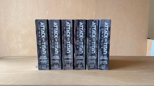 Attack on titan - omnibus delen 1 t/m 18, Boeken, Strips | Comics, Zo goed als nieuw, Meerdere comics, Amerika, Ophalen of Verzenden