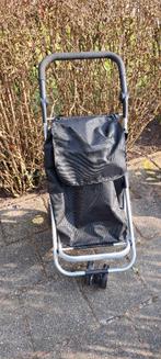 Boodschappen trolley, Sieraden, Tassen en Uiterlijk, Tassen | Reistassen en Weekendtassen, Ophalen, Gebruikt, Zwart, 80 cm of meer