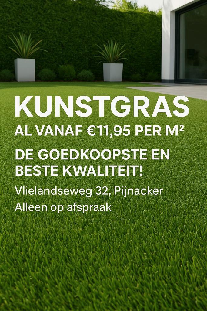 DE GOEDKOOPSTE in kunstgras!, Tuin en Terras, Gras en Kunstgras, Nieuw, 20 m² of meer, Ophalen of Verzenden