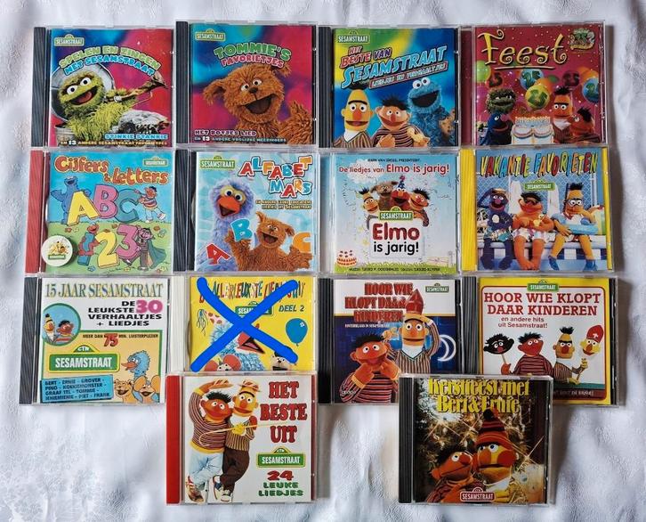 cd Sesamstraat Bert en Ernie Kerst sinterklaas, Cd's en Dvd's, Cd's | Kinderen en Jeugd, Zo goed als nieuw, Ophalen of Verzenden
