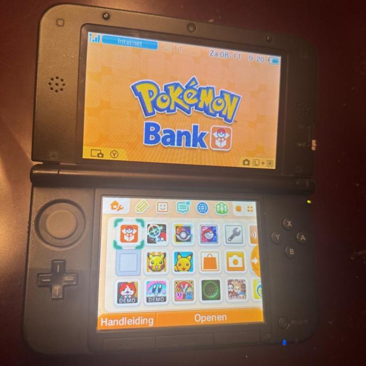 Nintendo 3DS XL eShop Pokemon Bank, Dream Radar en demos, Spelcomputers en Games, Spelcomputers | Nintendo 2DS en 3DS, Zo goed als nieuw