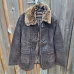 Human Nature Jas XL leren winterjas carnaval vintage Bont, Bruin, Maat 56/58 (XL), Ophalen of Verzenden, Gedragen