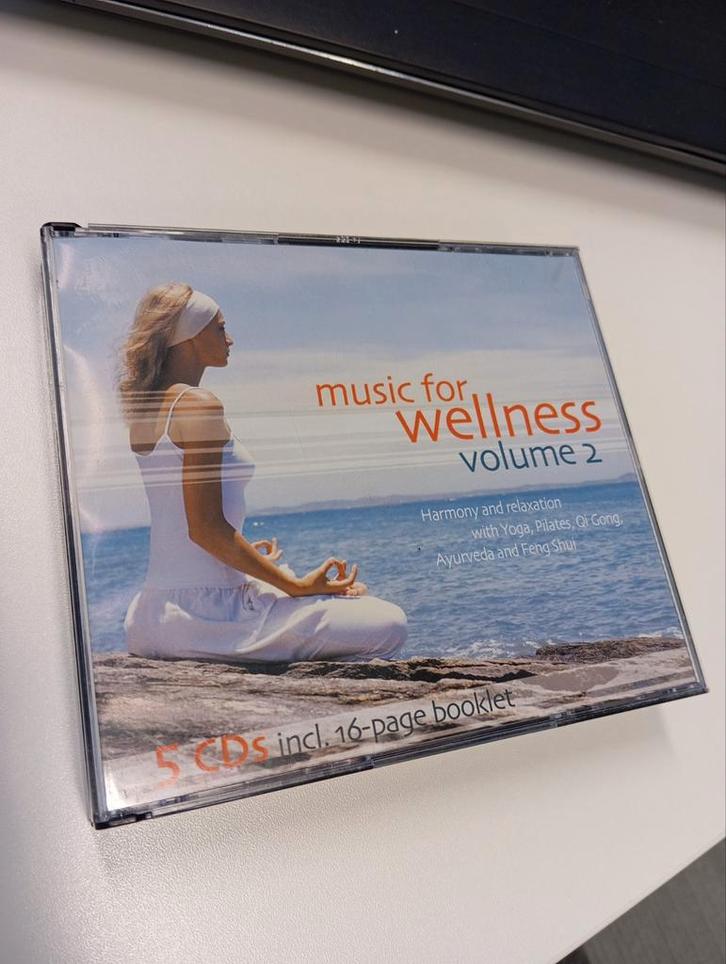 CD Set Audio - Music for Wellness Vol. 2 - 5 Stuks, Cd's en Dvd's, Cd's | Meditatie en Spiritualiteit, Zo goed als nieuw, Muziek instrumentaal