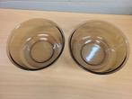 Schalen glazen 2 x bp.          Rookglas., Ophalen of Verzenden, Nieuw