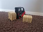 Bruder Heftruck Setje met Pallets, Ophalen of Verzenden, Zo goed als nieuw