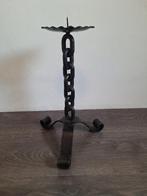 Ketting kandelaar | kaarsenstandaard 41cm hoog, Gebruikt, 25 tot 50 cm, Ophalen of Verzenden, Metaal