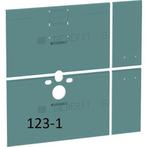 123. Geberit Giseasy gipskartonplaten voor wand-wc, Ophalen of Verzenden, Nieuw, Wit, Handdoek