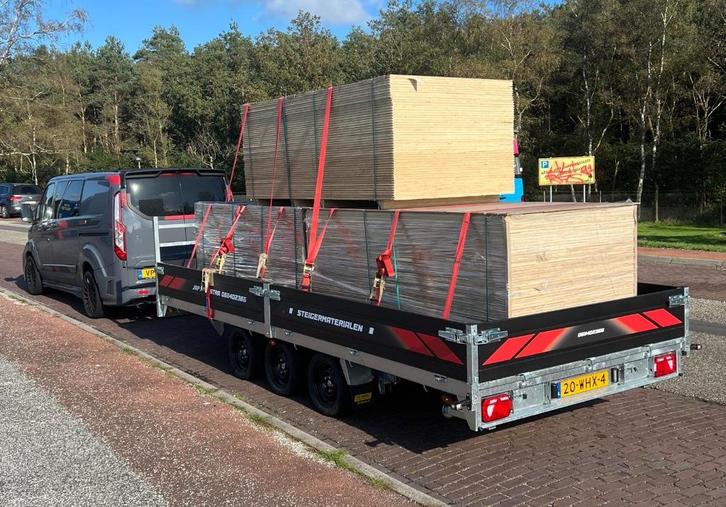 underlayment platen, 18mm underlayment groef & messing, Doe-het-zelf en Verbouw, Platen en Panelen, Nieuw, Hout, Minder dan 20 mm