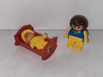 Duplo moeder met baby en wieg, Gebruikt, Ophalen of Verzenden, Duplo, Duplo