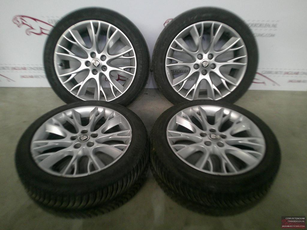 18″ Lyra Velgen set Jaguar XF / XJ / S-Type, Auto-onderdelen, Banden en Velgen, 18 inch, -, -, Banden en Velgen