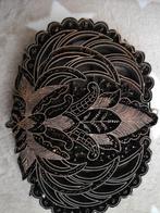 Antiek koper Batik Ink Blok of Stamp, Antiek en Kunst, Ophalen of Verzenden